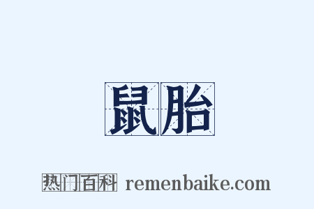 鼠胎是什么意思的图片